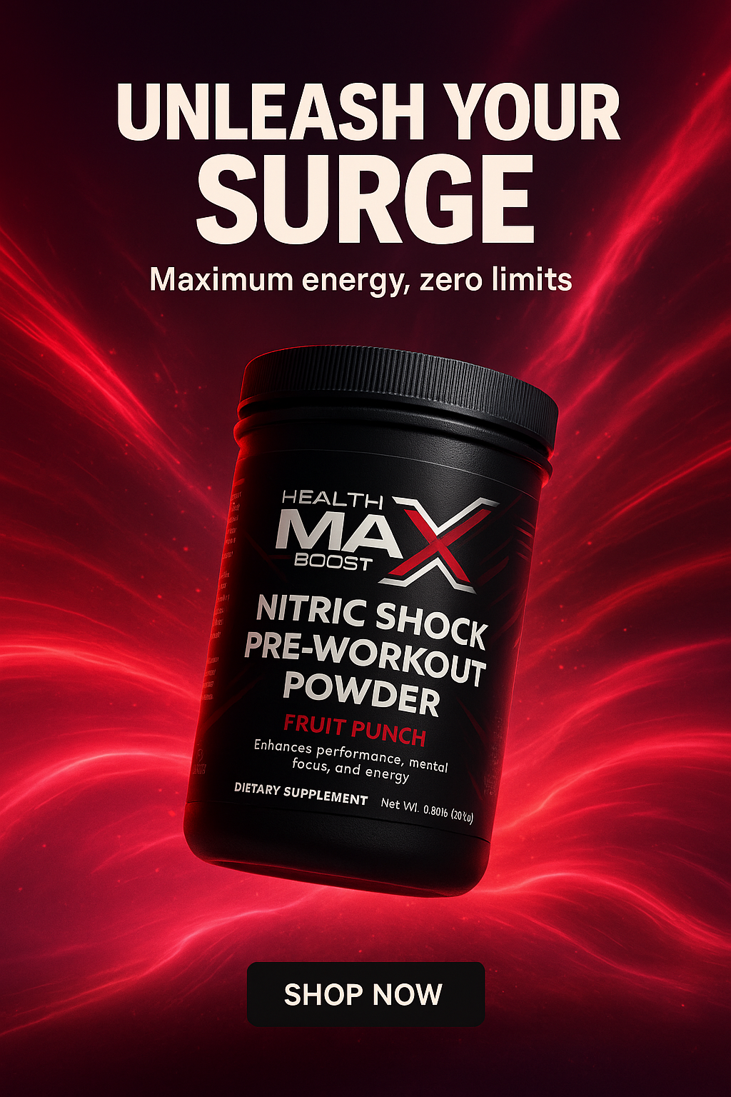 Elevate Your Workout with Nitric Shock Pre-Workout Powder