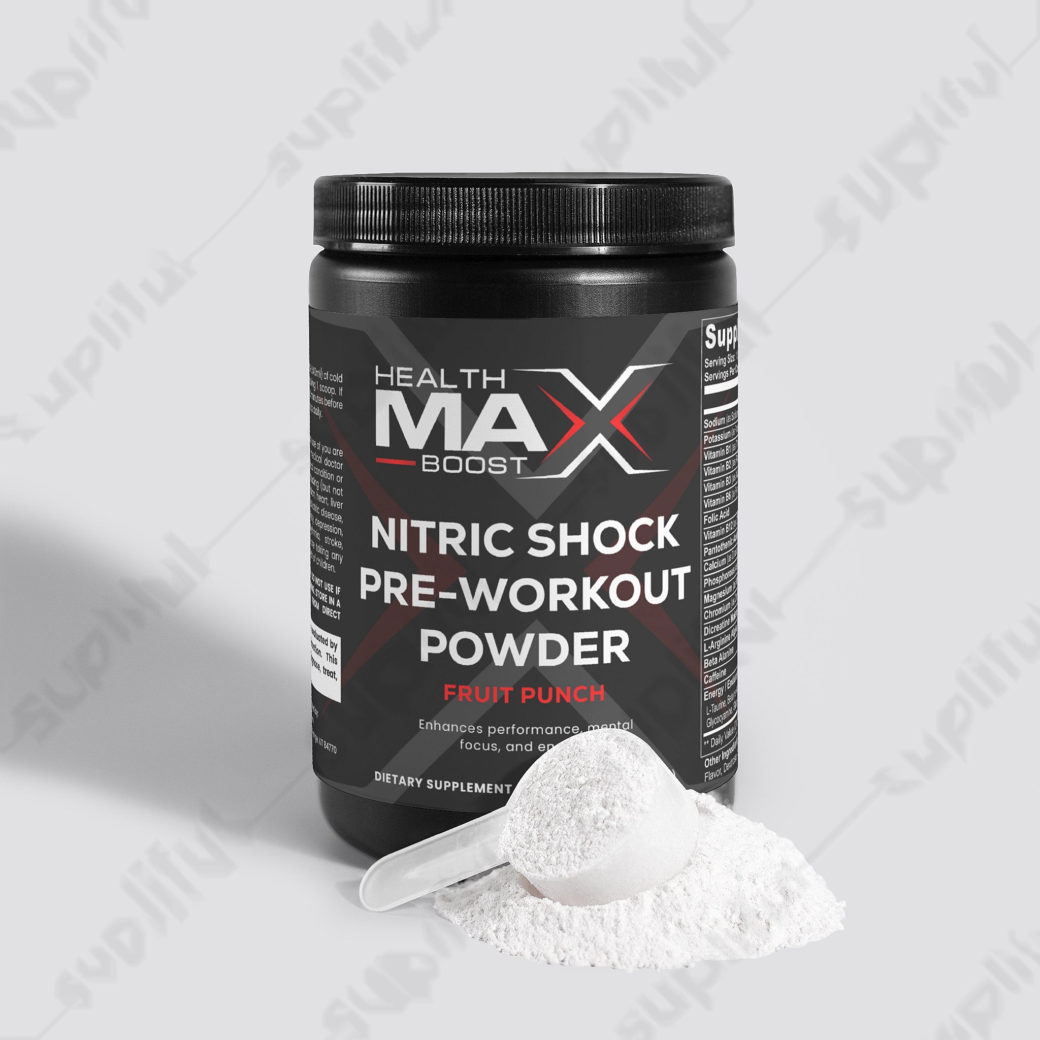 Nitric Shock Pre-Workout Powder (Fruit Punch)