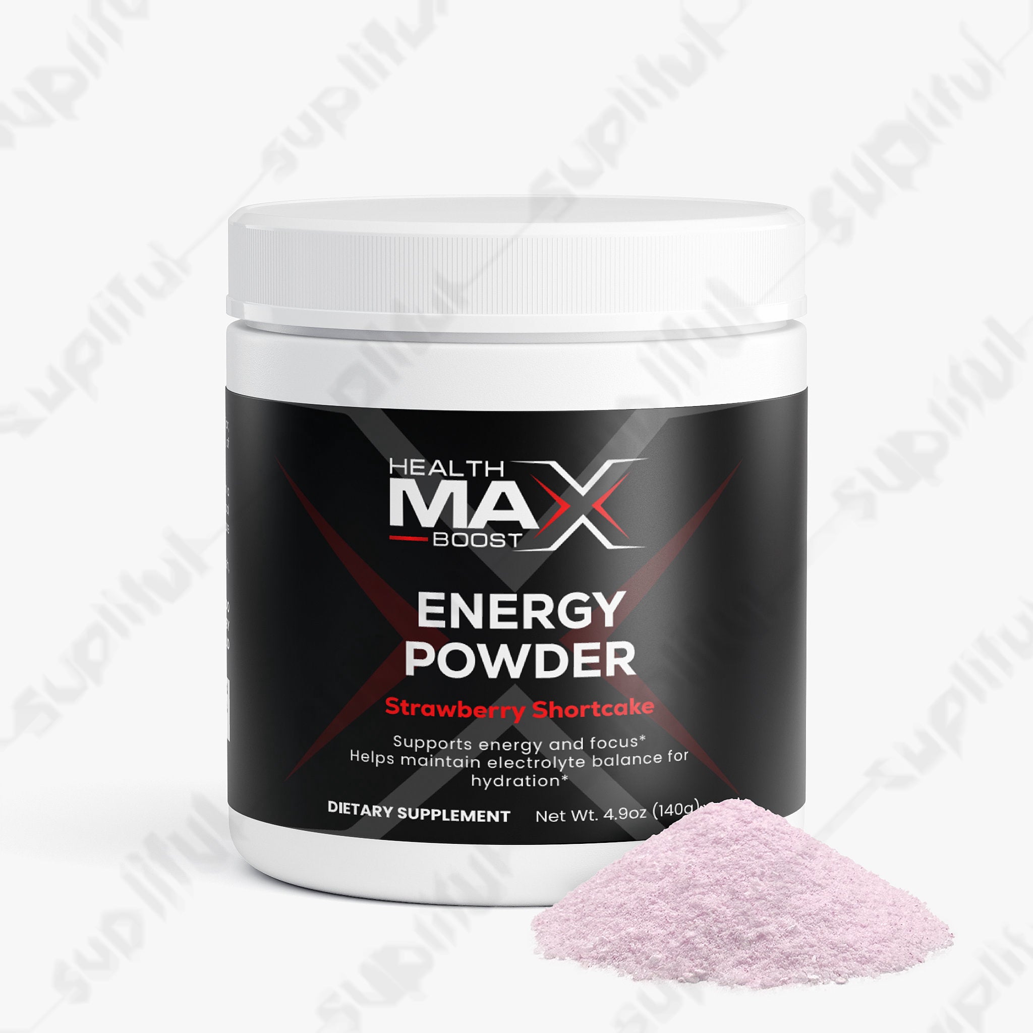 Energy Powder (Strawberry Shortcake)