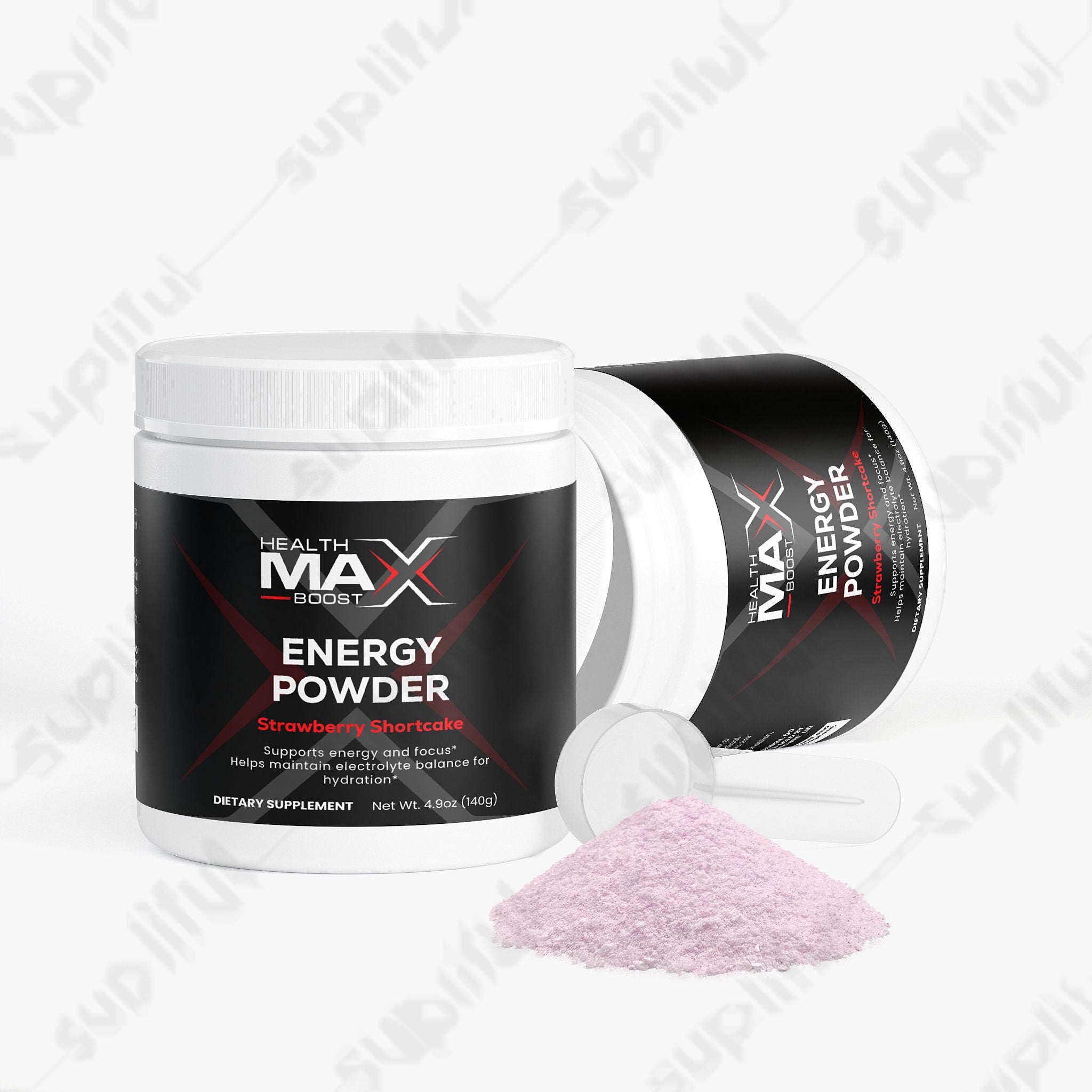 Energy Powder (Strawberry Shortcake)